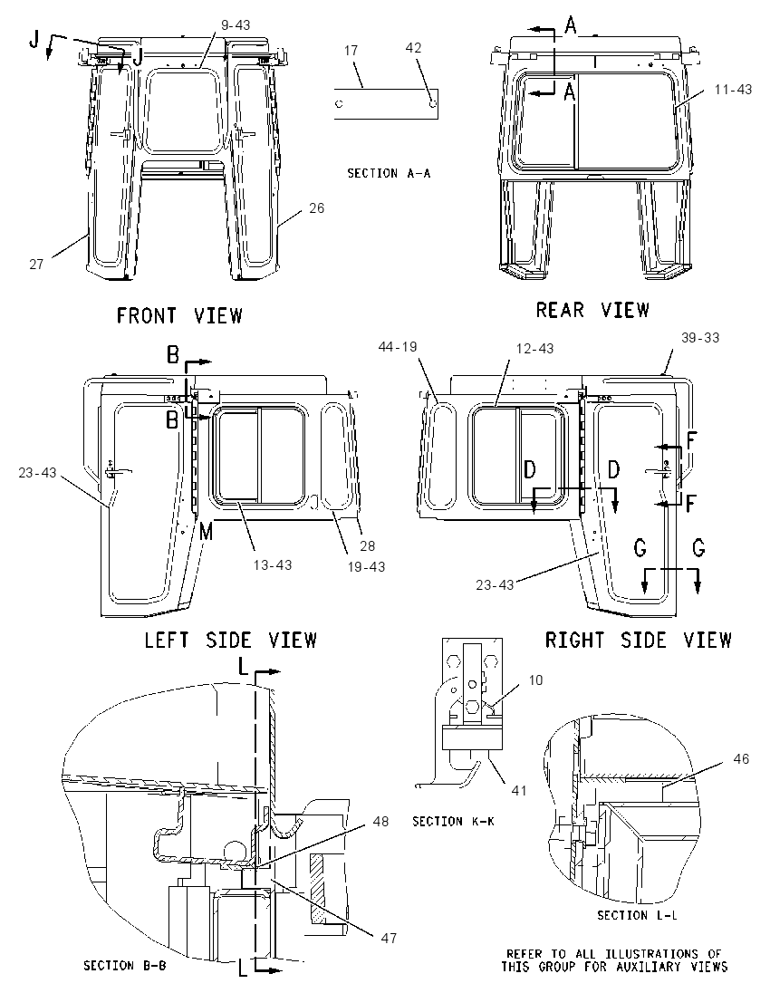 Кабина 1892638 CAT