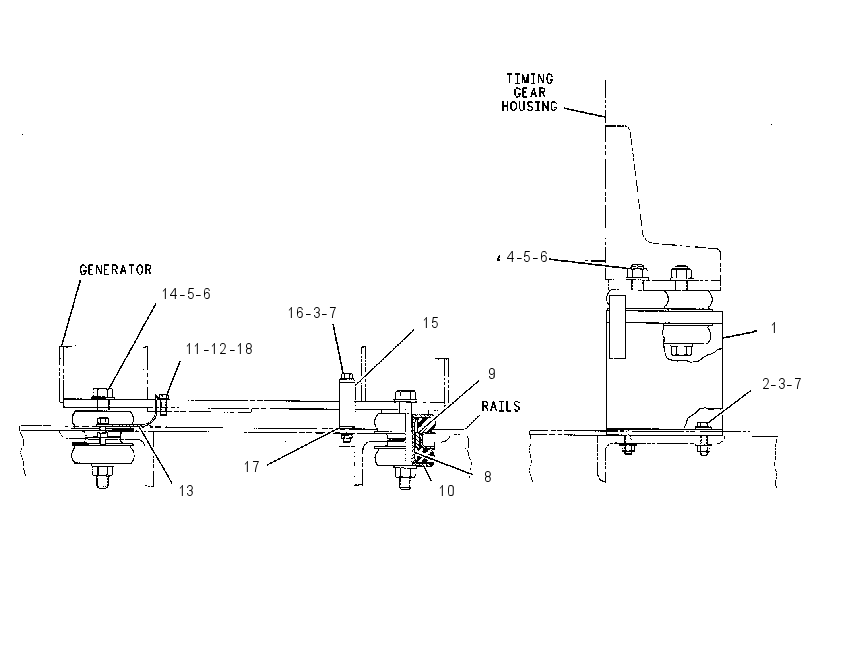 MOUNTING GP 8N7145 CAT
