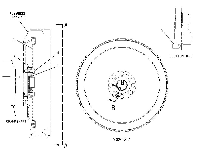 ADAPTER GP-ENGINE TO XMSN 1173440 CAT
