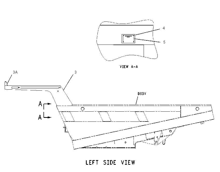 BODY & CANOPY AS-FLAT FLOOR 1362703 CAT