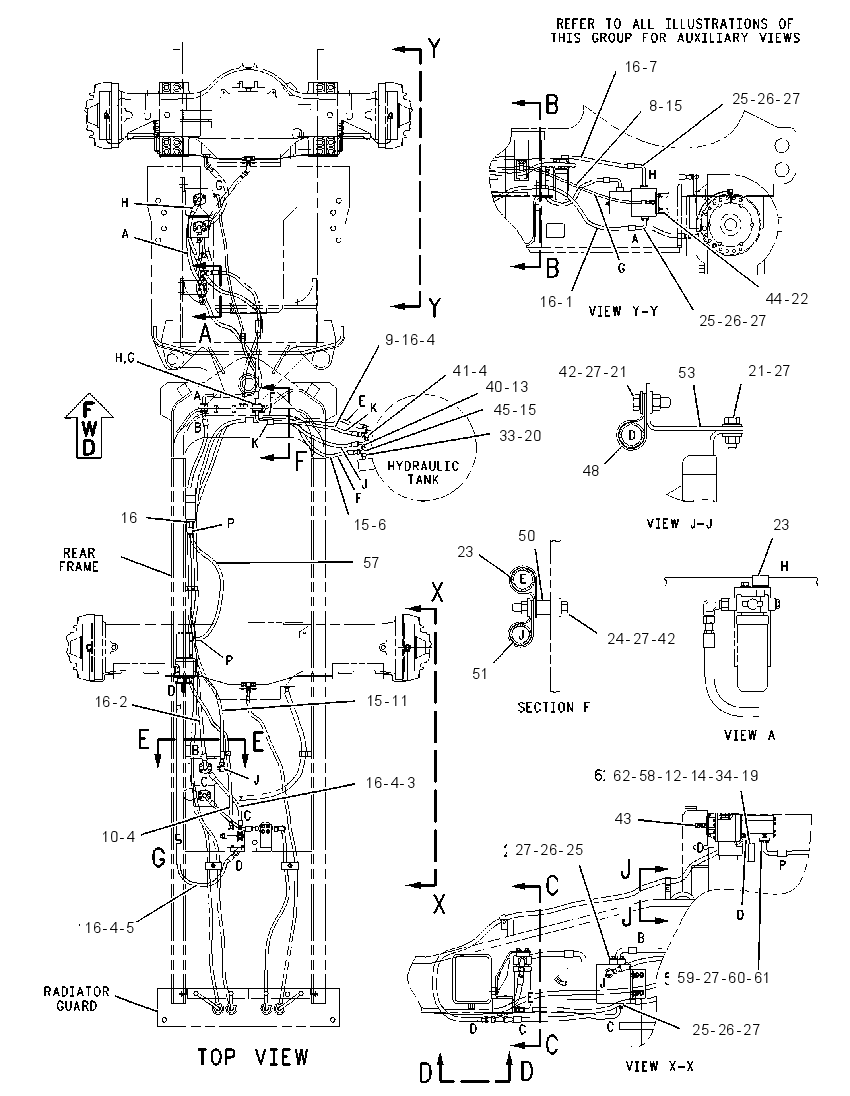 PUMP & LINES GP-AXLE OIL CLR 1525277 CAT