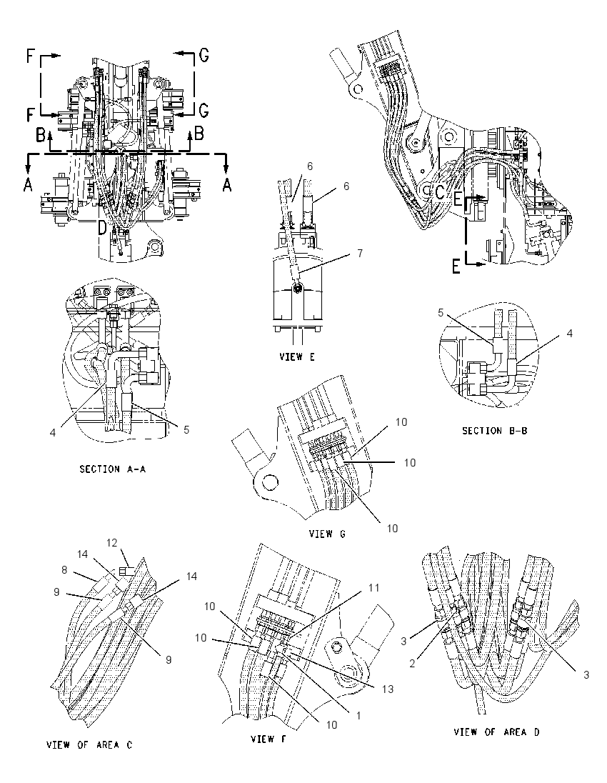 LINES GP-FELLING HEAD TILT 1903477 CAT