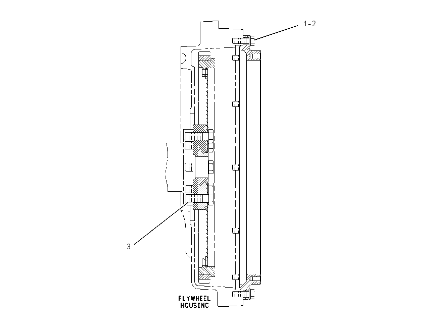 ADAPTER GP-ENGINE TO XMSN 1170206 CAT