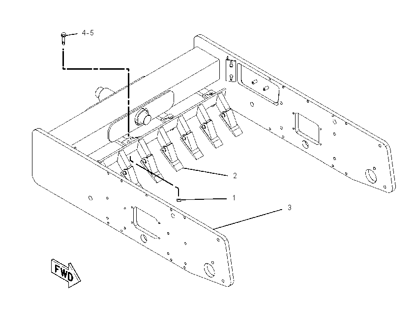 SCRAPER GP-PADDED DRUM 1220616 CAT