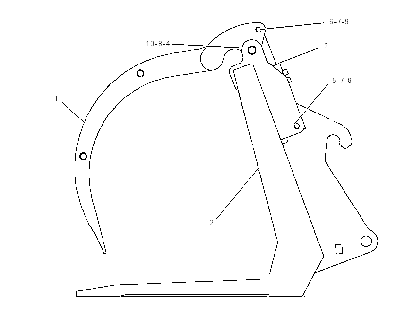 FORK GP-GRAPPLE 1865853 CAT