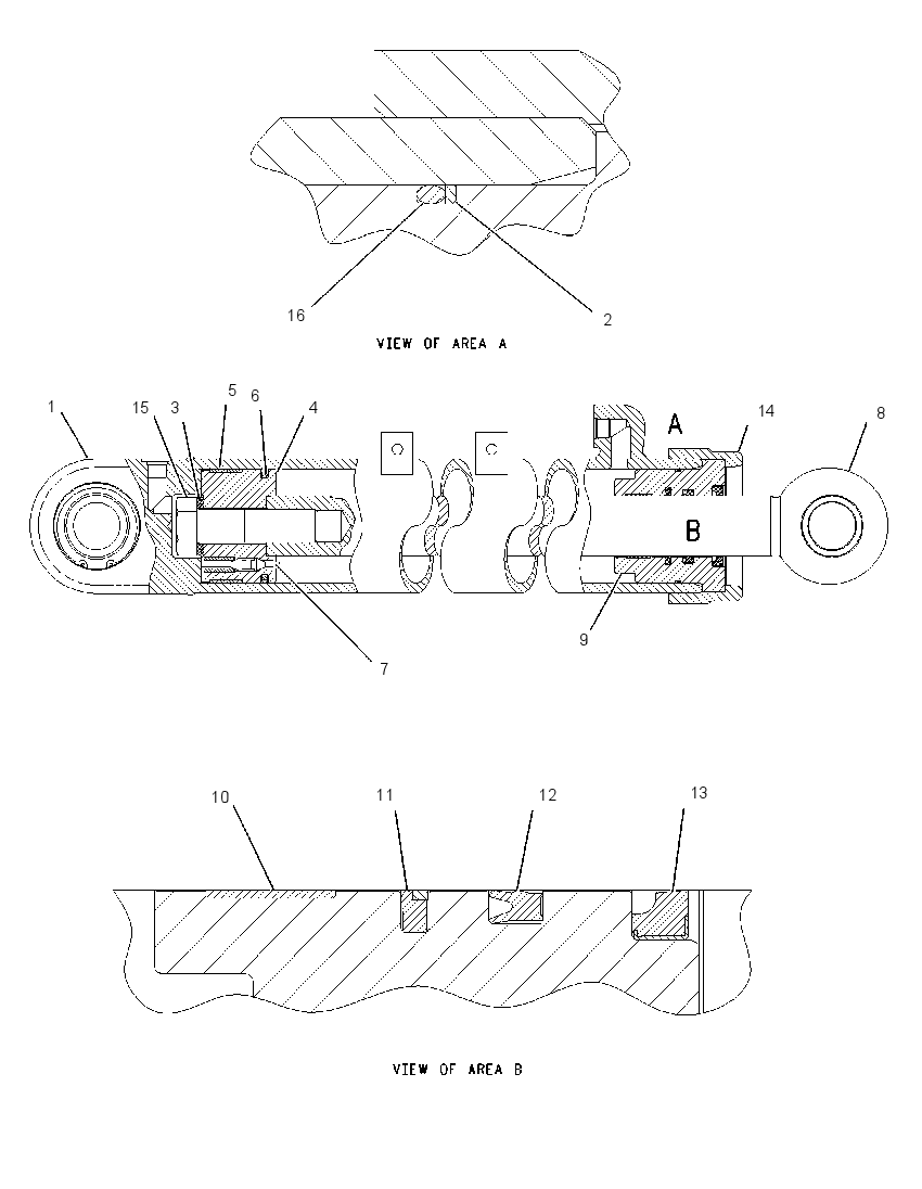 CYLINDER GP-ANGLING 1317192 CAT