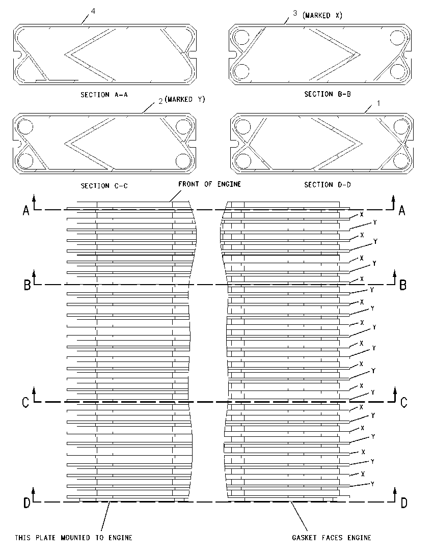 PLATE GP-HEAT EXCHANGER 1566915 CAT