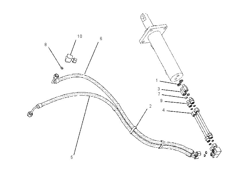 Трубопроводы соединительные 1776870 CAT