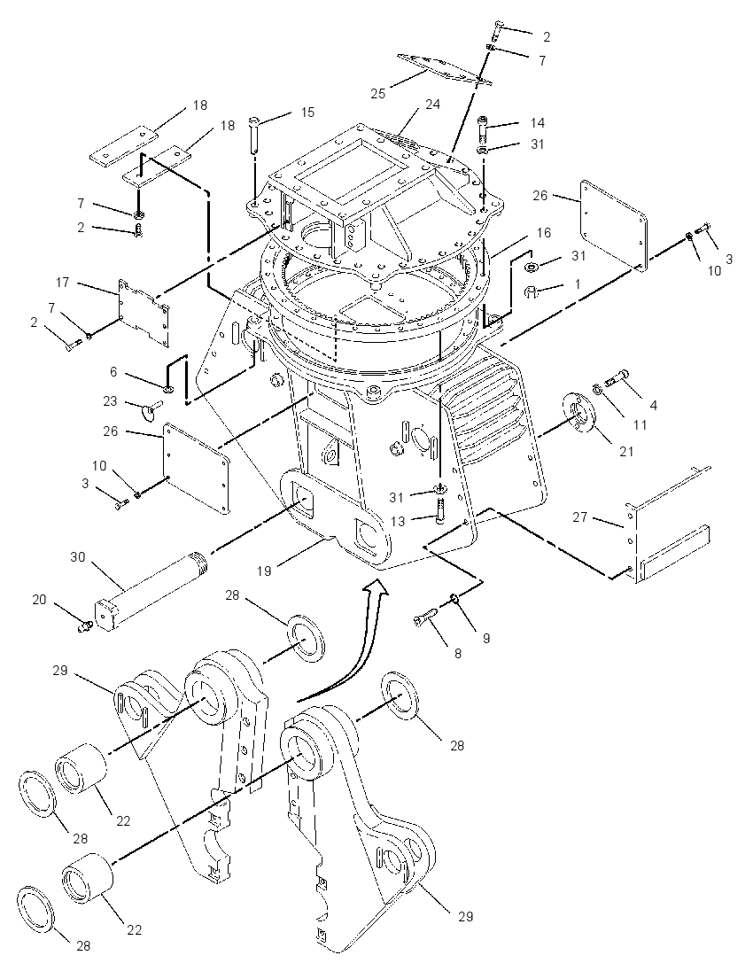 HOUSING GP-CRUSHER 1454026 CAT
