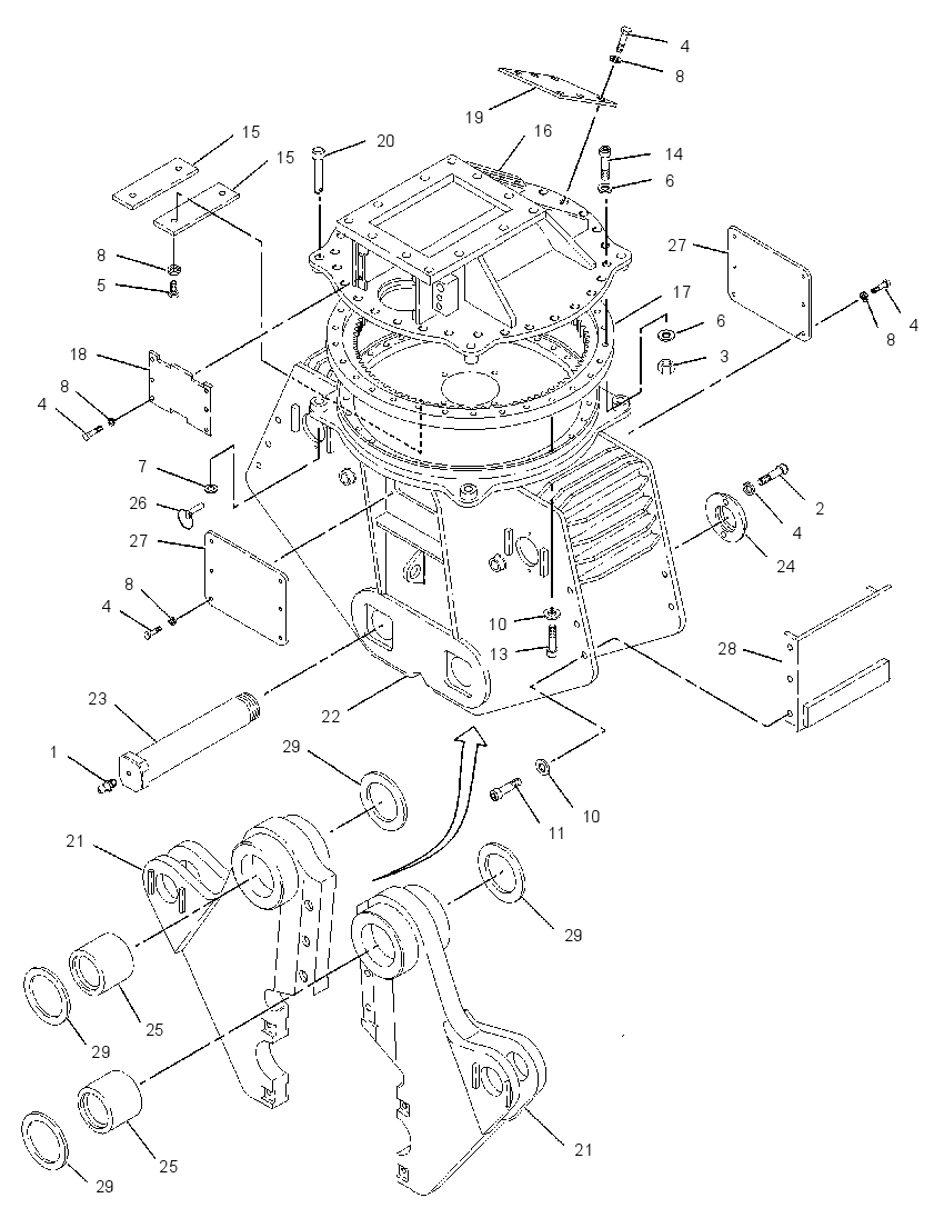 HOUSING GP-CRUSHER 1454007 CAT