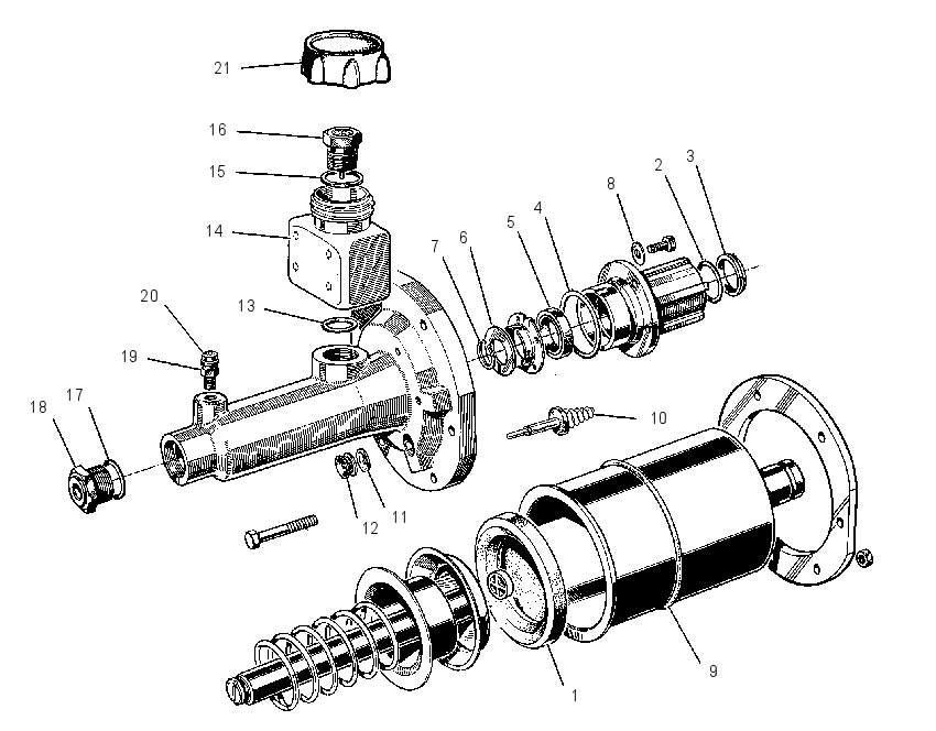 CYLINDER GP-MASTER 0815085 CAT