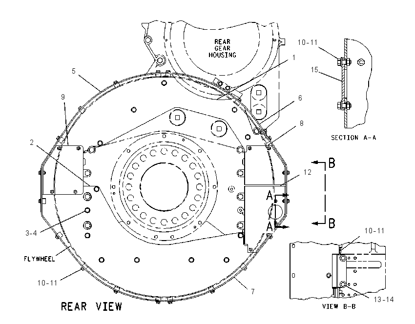 GUARD GP-FLYWHEEL 1070077 CAT