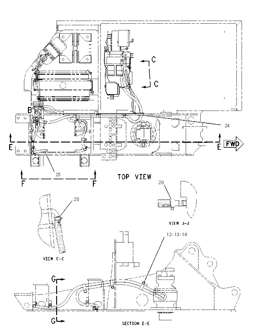 Трубопроводы кондиционера 1677106 CAT