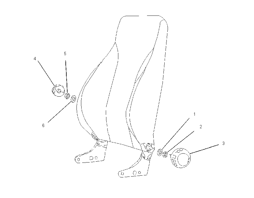 BACKREST GP-SEAT 1901380 CAT