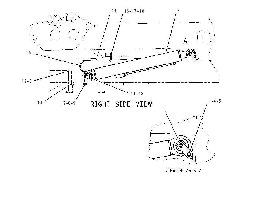 CYLINDER & MTG GP-BOOM 1212467 CAT