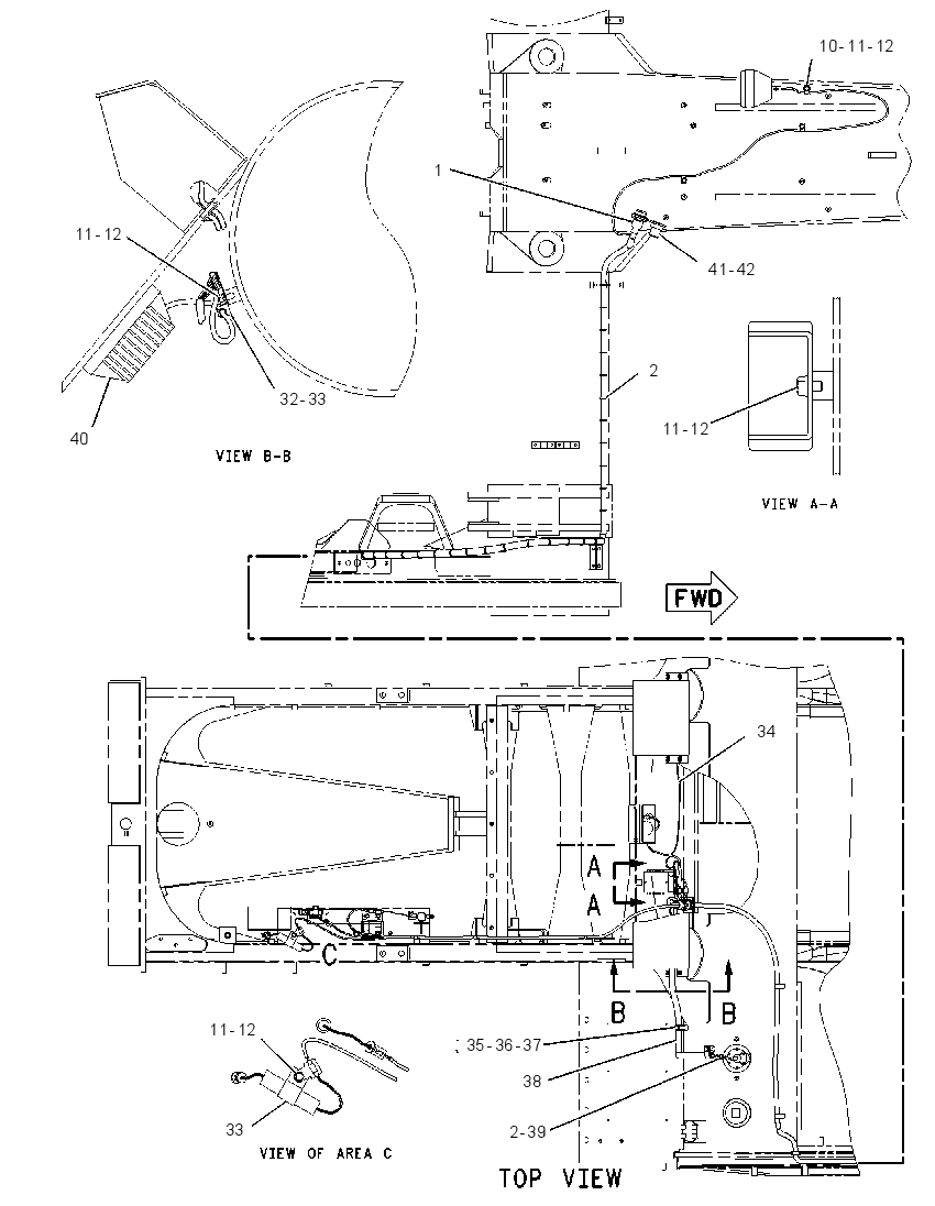 WIRING GP-SCRAPER 8I1930 CAT