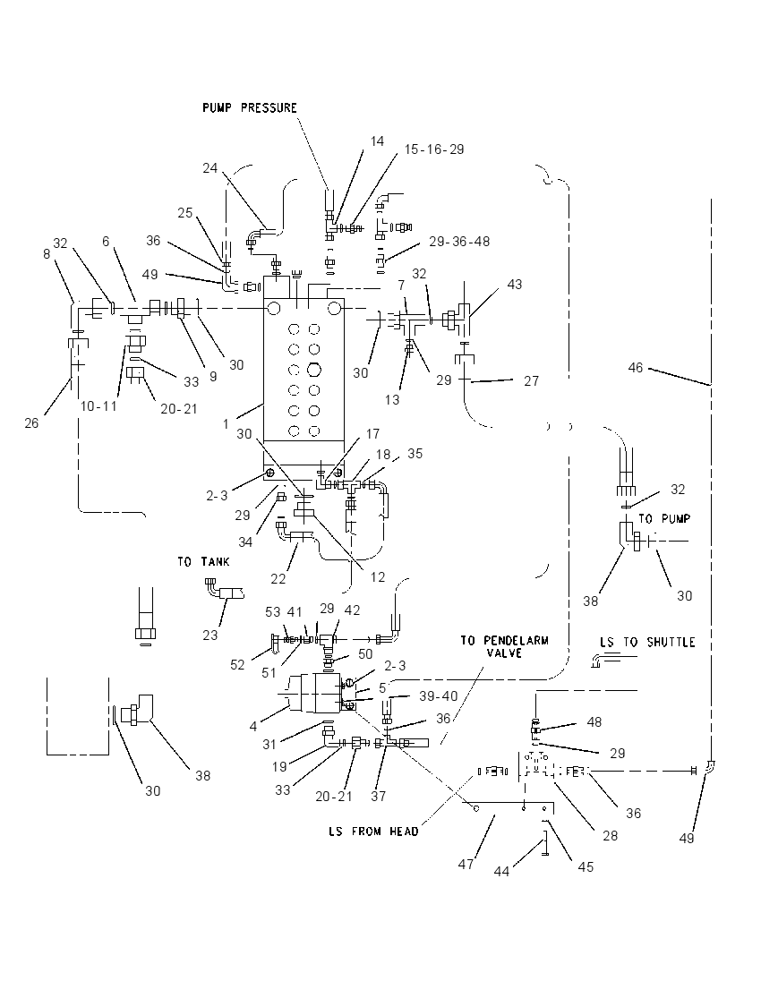 VALVE & LINES GP-IMPLEMENT 1644470 CAT
