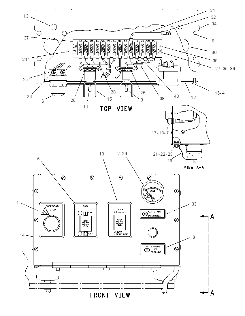 CONTROL GP-AUTO START/STOP 7C9705 CAT