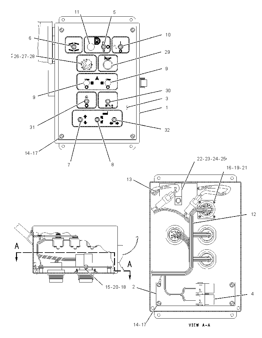 BOX GP-SCREED CONTROL 1468481 CAT