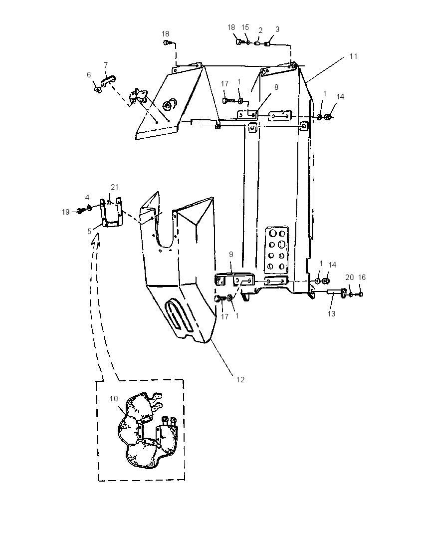 COVER & MTG GP-CONTROL VALVE 1576247 CAT