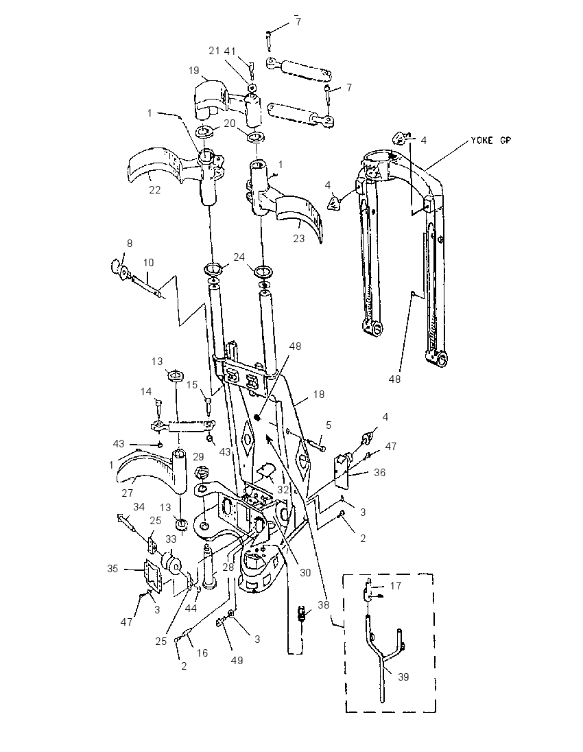 FRAME GP-HARVESTER HEAD 1576246 CAT