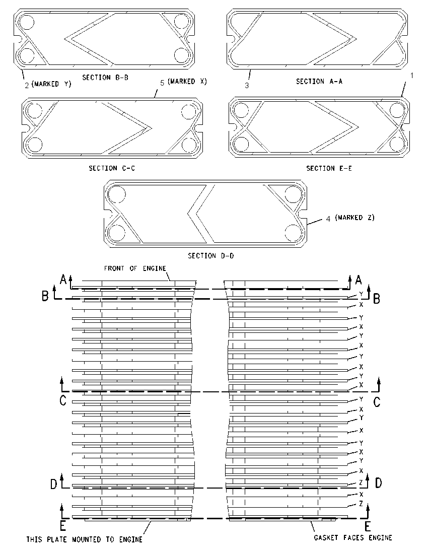 PLATE GP-HEAT EXCHANGER 1255593 CAT