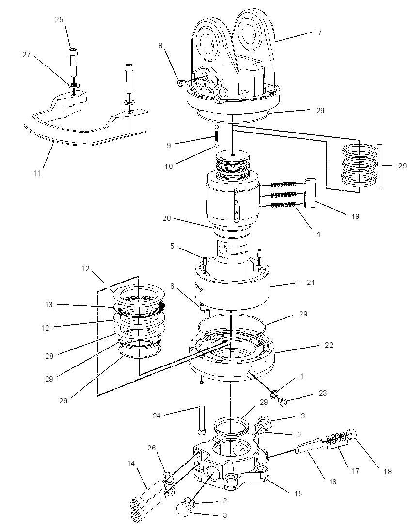 ROTATOR GP-HYDRAULIC 1633978 CAT