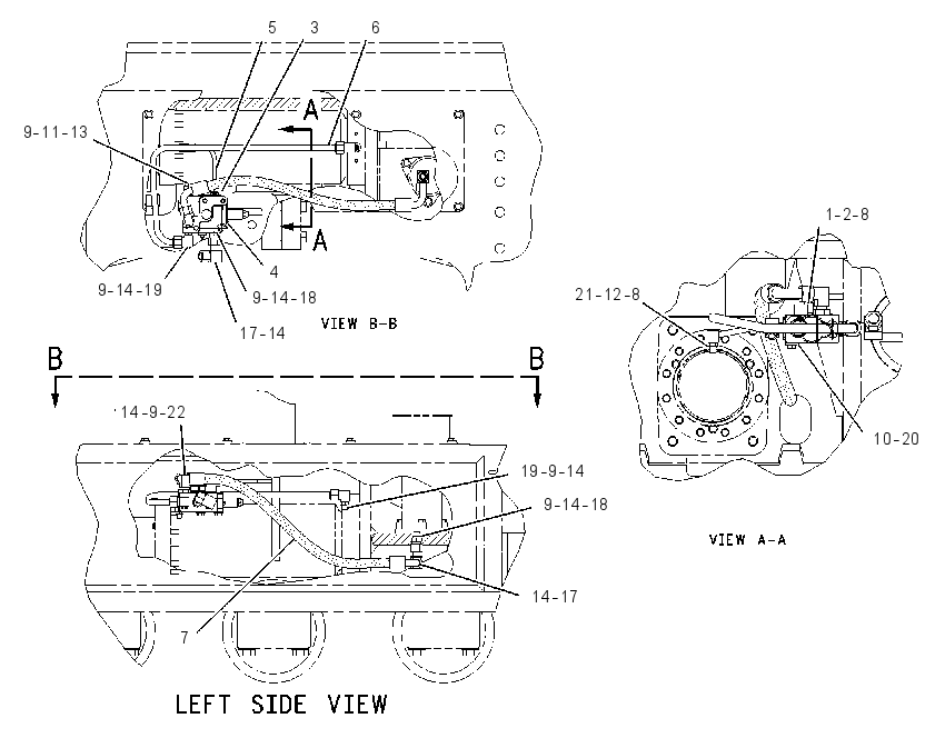 LINES GP-TRACK TENSION 1629711 CAT