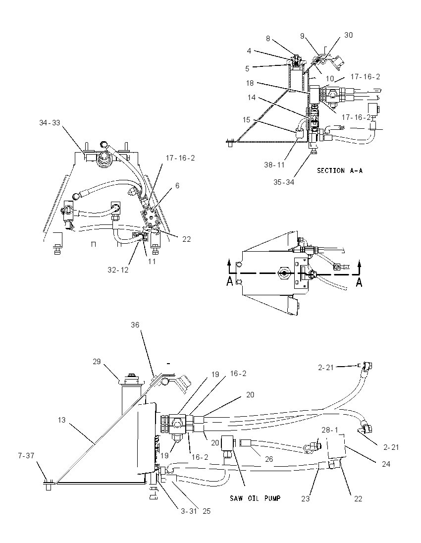 TANK & LINES GP-LUBRICATION 1558796 CAT