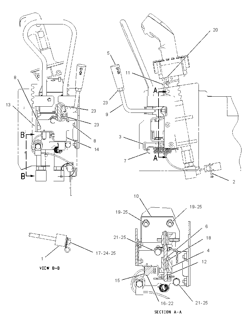 CONTROL GP-STIC LOCKOUT 1665211 CAT