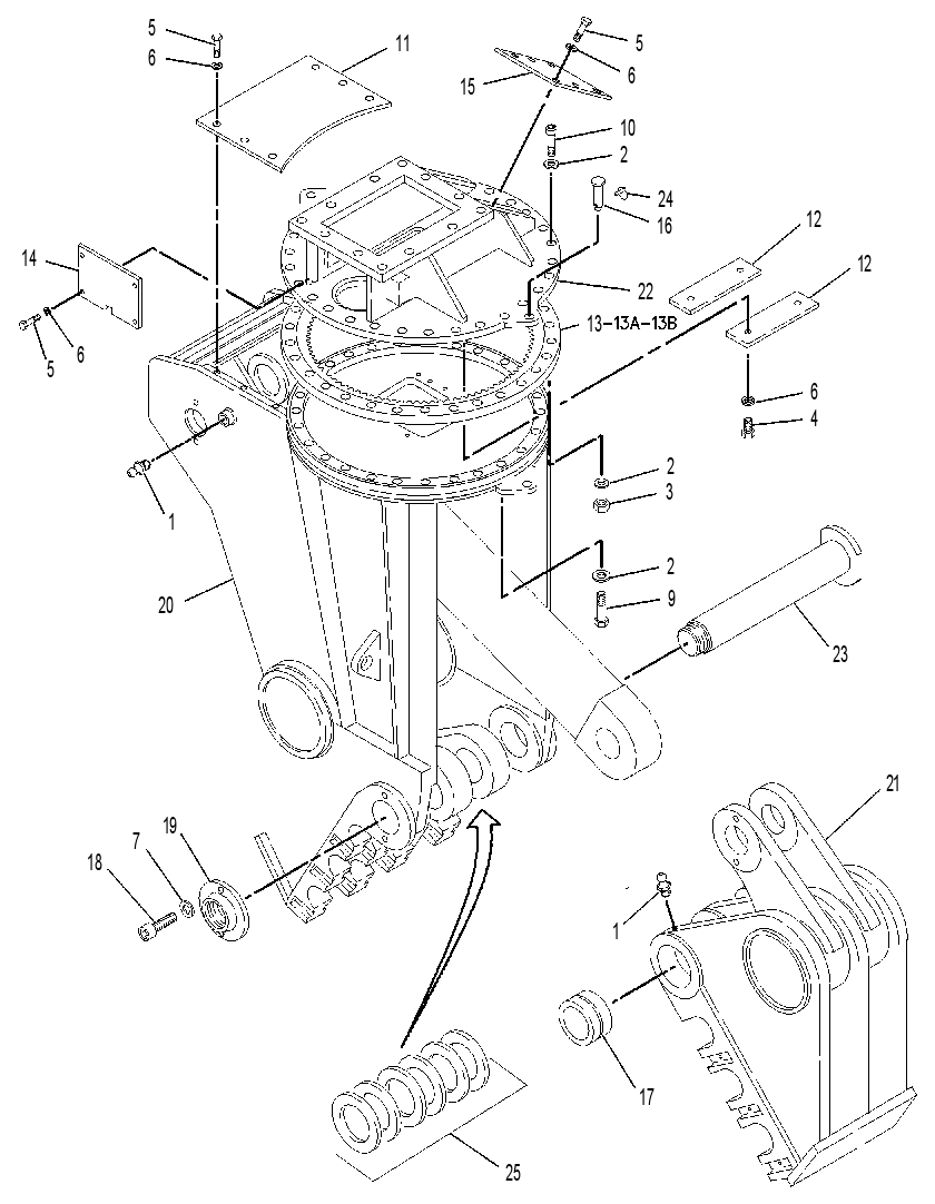 HOUSING GP-PULVERIZER 1453479 CAT