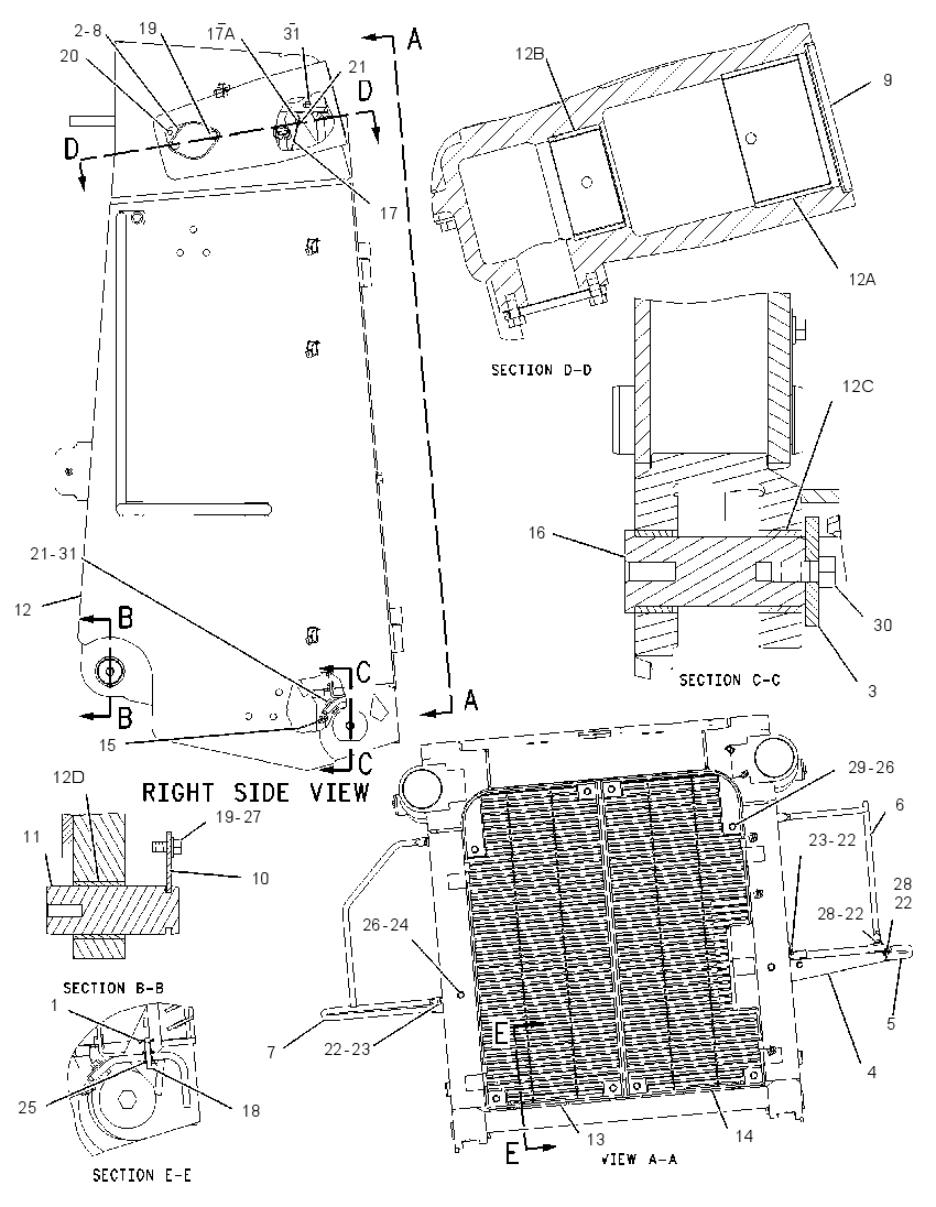 Защита радиатора 1145638 CAT