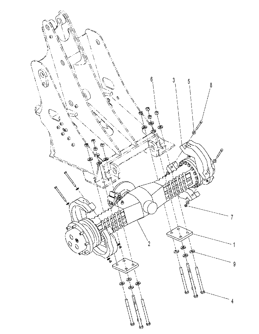 AXLE & MTG GP-DRIVE 1642662 CAT