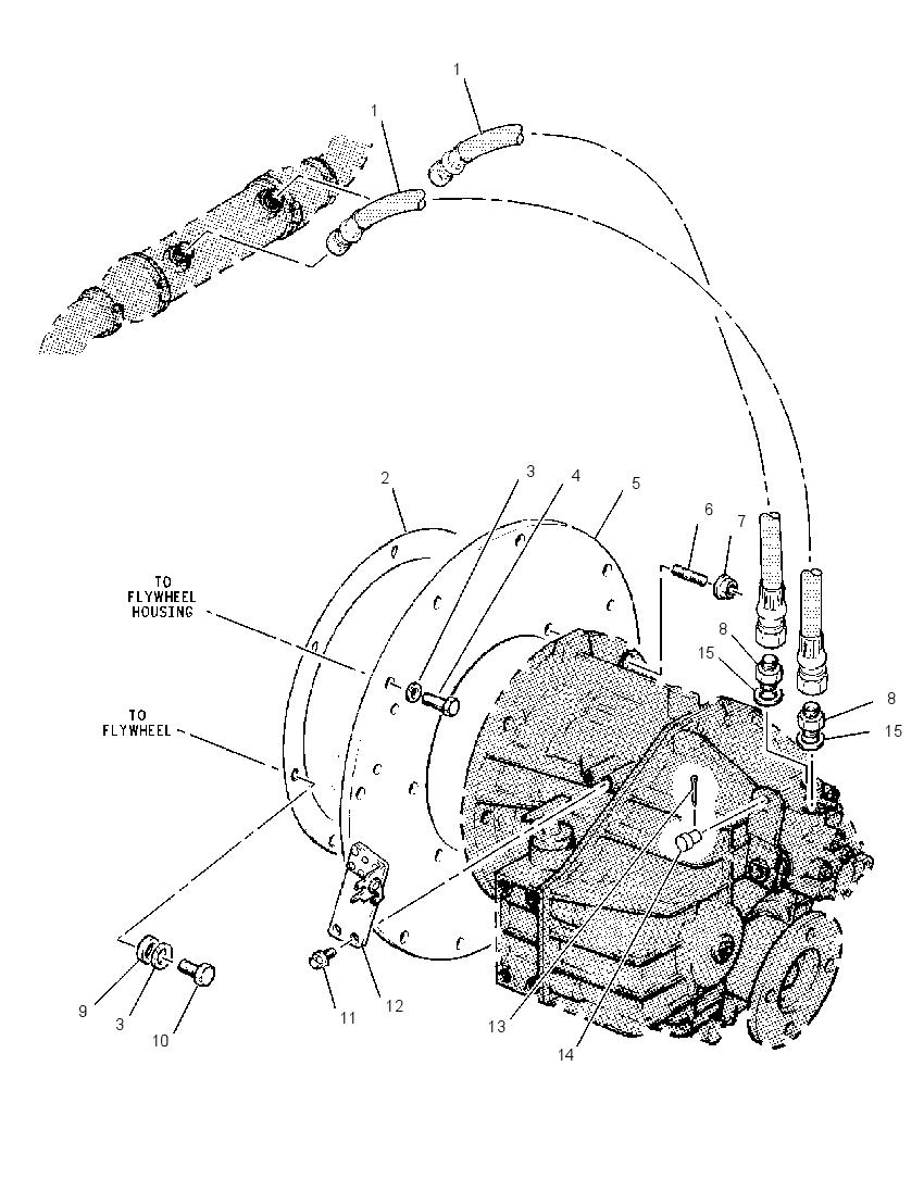 ADAPTER GP-ENGINE TO XMSN 1984113 CAT