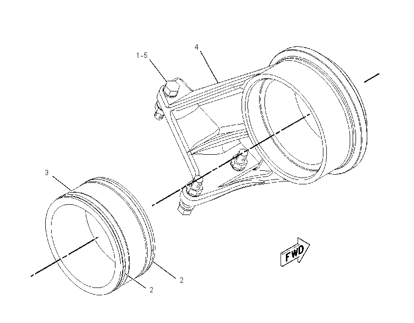 CONNECTION GP-EXHAUST 1931005 CAT