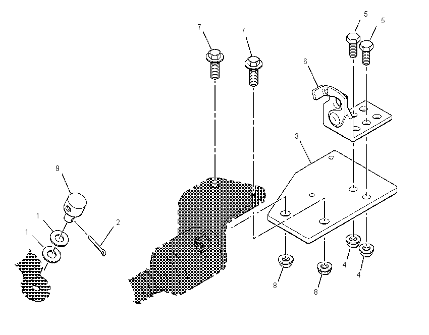 MOUNTING GP-GOVERNOR CONTROL 1984196 CAT