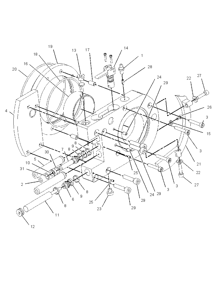 HOUSING GP-CHAIN TENSIONER 1874714 CAT