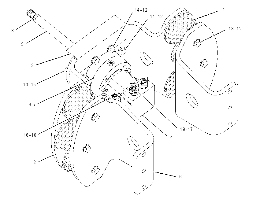 DRIVE GP-SUPPORT & VIBRATORY 1537155 CAT