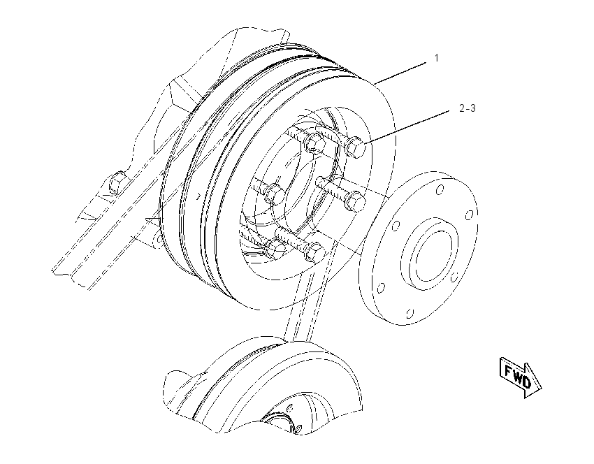 PULLEY GP-FAN 1987627 CAT
