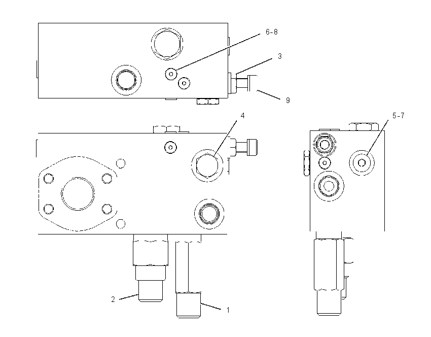 MANIFOLD GP-HYDRAULIC 1882421 CAT
