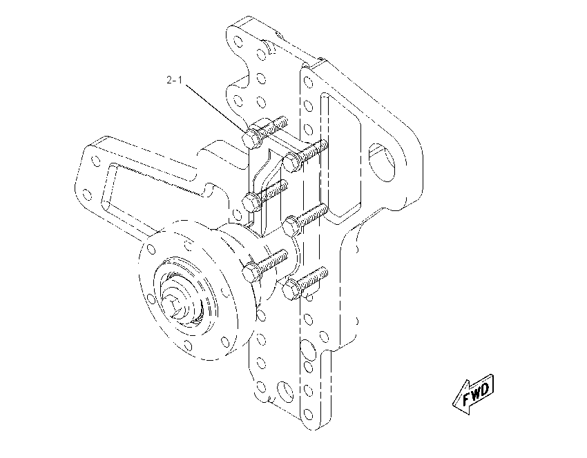 FASTENER GP-FAN DRIVE 1987634 CAT