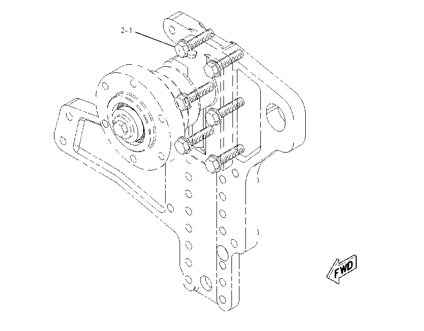 FASTENER GP-FAN DRIVE 1987640 CAT