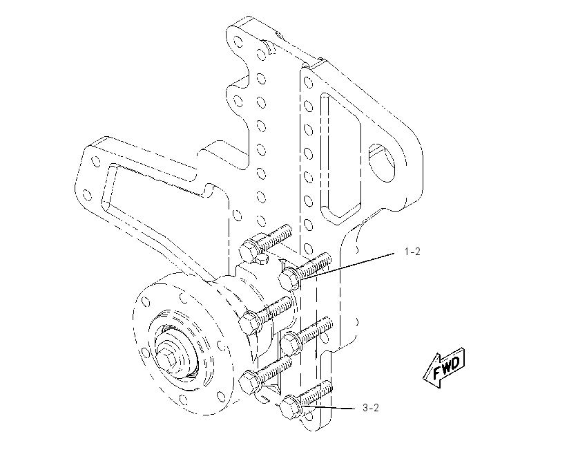 FASTENER GP-FAN DRIVE 1987630 CAT