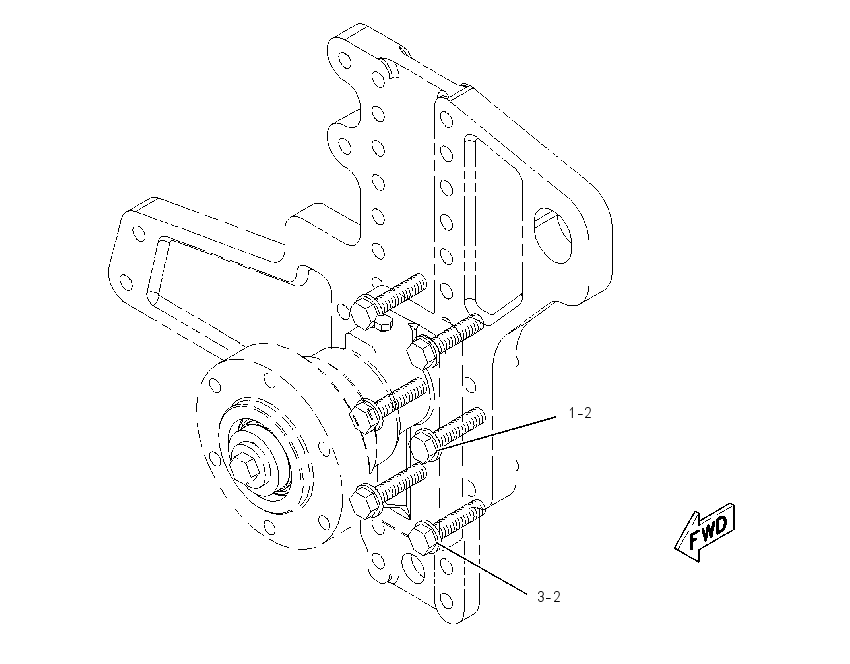 FASTENER GP-FAN DRIVE 1987631 CAT