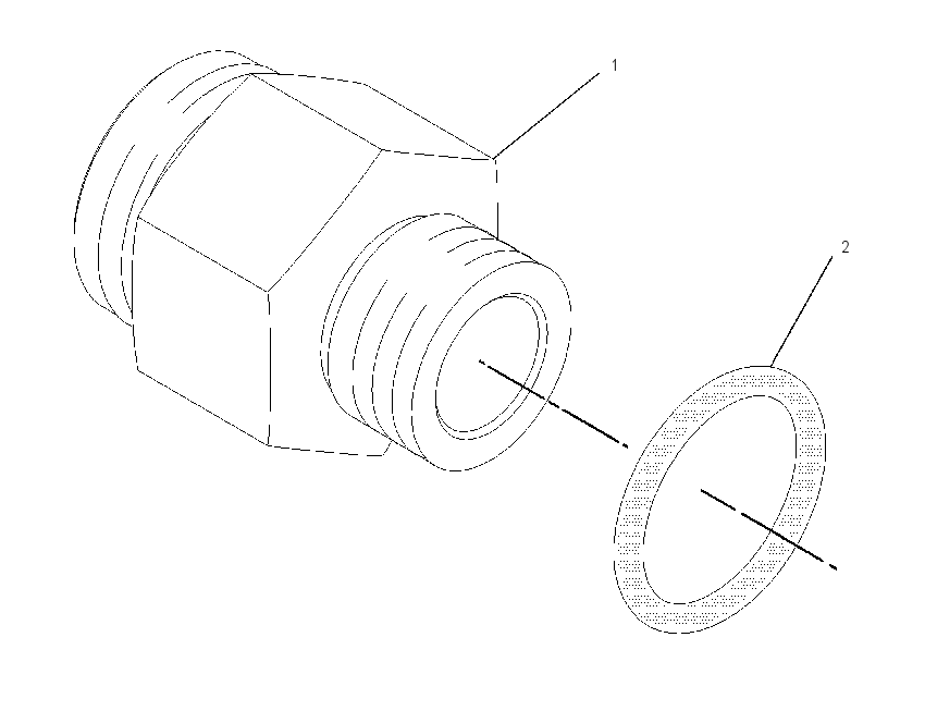 ADAPTER GP-OIL LINE 1922968 CAT
