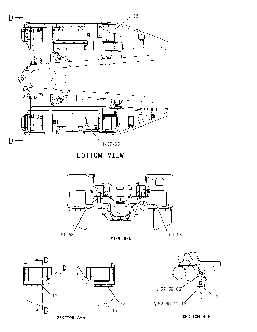 FENDER & SUPPORT GP 1476831 CAT