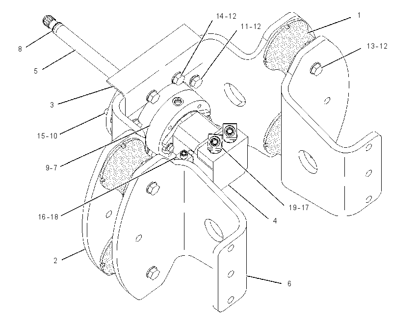 DRIVE GP-SUPPORT & VIBRATORY 1667509 CAT