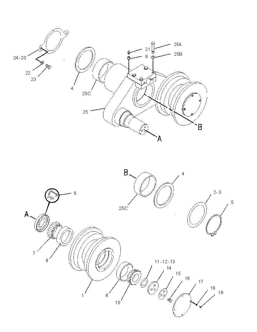 BOGIE GP-FRONT 1141887 CAT