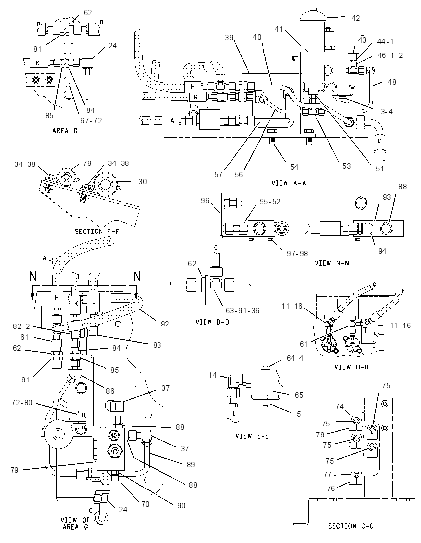 Трубопроводы управляющие 8R5667 CAT