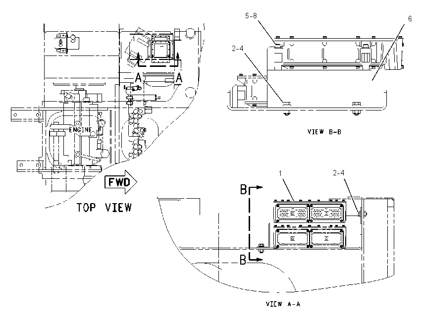 CONTROL & MTG GP-IMPLEMENT 1712602 CAT